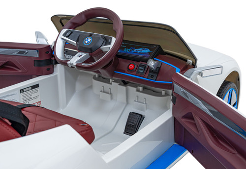 Kids Licensed White BMW i4 Series 12v Ride on Car & Remote - Image 3