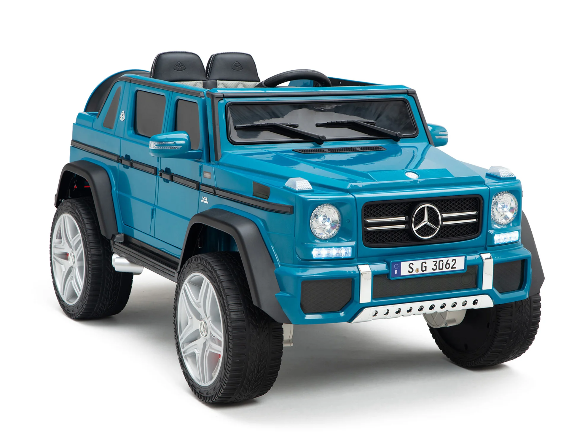 12V Mercedes-Maybach G650 Landaulet Kids Ride On Car/SUV with Remote - grey